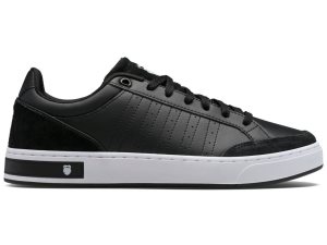 K-Swiss Court Block Lifestyle Skor Herr Svarta Vita | 642-EPMWBC