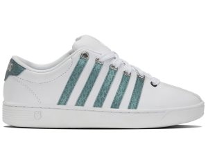 K-Swiss Court Pro Ii Lifestyle Skor Dam Vita Blå | 506-WLSJTX