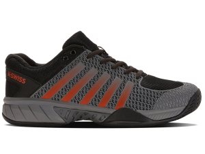 K-Swiss Express Light Tennisskor Herr Grå Svarta Orange | 478-SKHITE