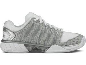 K-Swiss Hypercourt Express Tennisskor Dam Vita Silver | 201-YPFCOJ