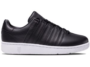 K-Swiss Klassiska Vn Lifestyle Skor Dam Svarta Vita | 639-DFPGQW