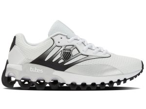 K-Swiss Tubes Sport Lifestyle Skor Herr Vita Svarta Silver | 387-ZOWVIY