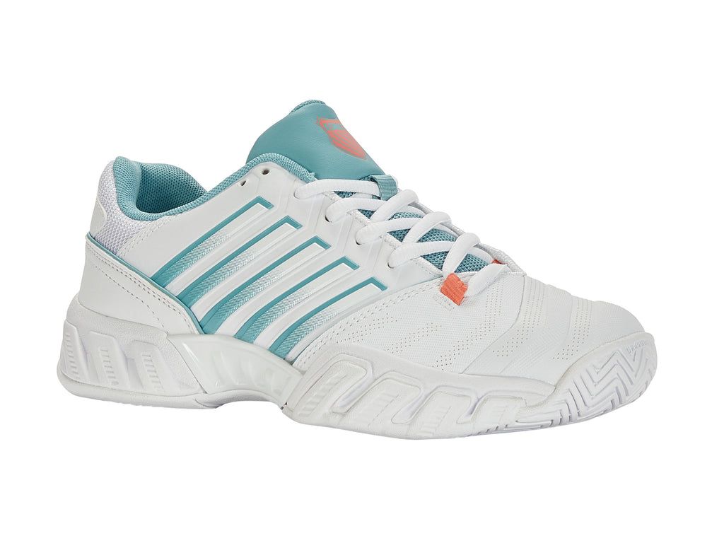 K-Swiss Bigshot Light 4 Tennisskor Dam Vita Blå Blommiga | 487-YNIELU