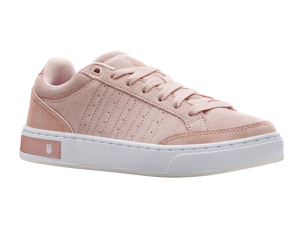 K-Swiss Court Block Sde Lifestyle Skor Dam Korall Rosa Vita | 162-IPLOGV