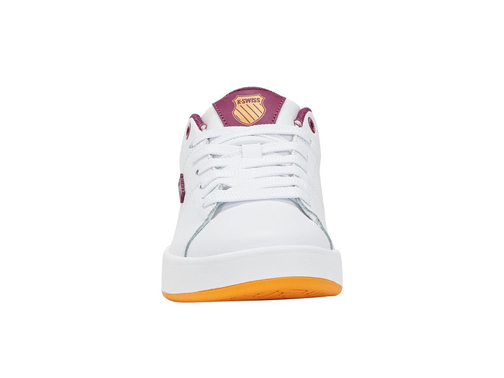 K-Swiss Court Cameo Lifestyle Skor Dam Vita Fuchsia Gula | 681-FYLCRP