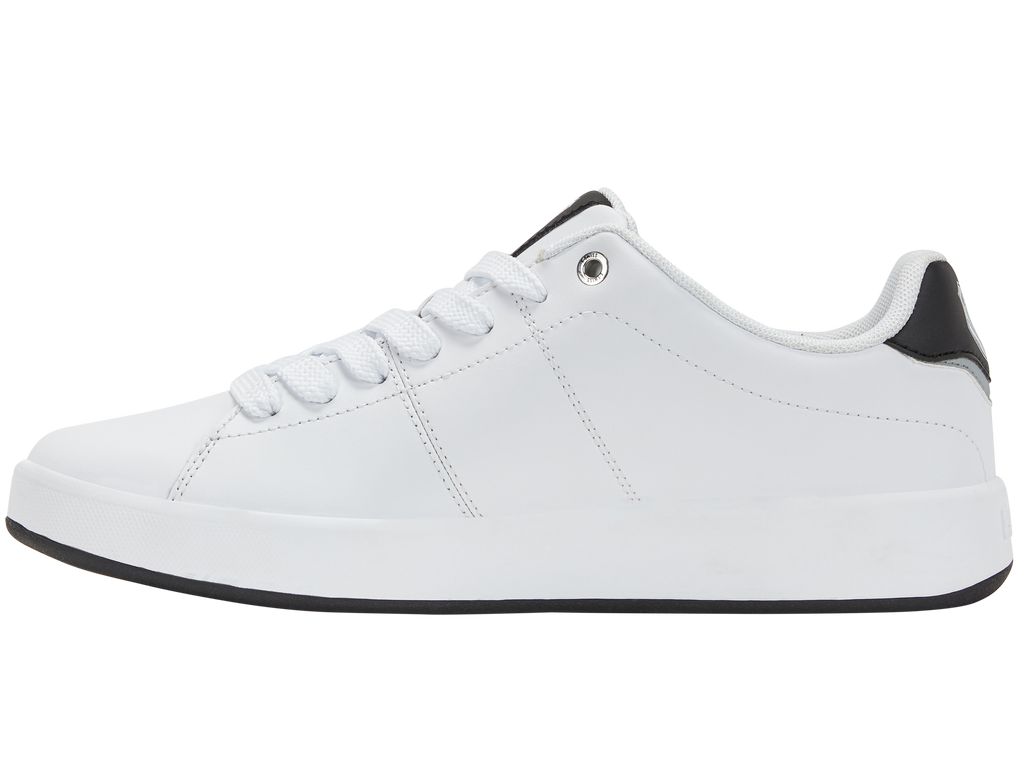 K-Swiss Court Cameo Lifestyle Skor Herr Vita Svarta | 427-TOPWFE