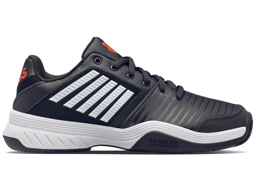 K-Swiss Court Express Tennisskor Herr Svarta Vita Orange | 542-TDHKYC