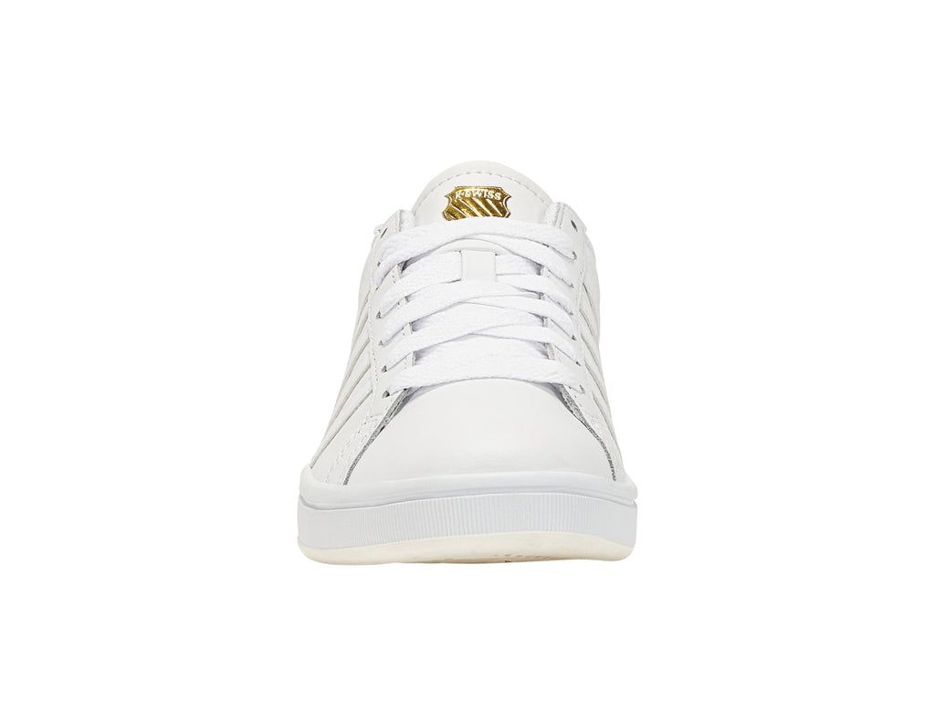 K-Swiss Court Tiebreak Lifestyle Skor Dam Vita Guld | 269-LJYSDG