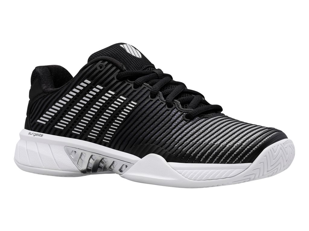 K-Swiss Hypercourt Express 2 Tennisskor Dam Svarta Vita Silver | 145-SIGUHO