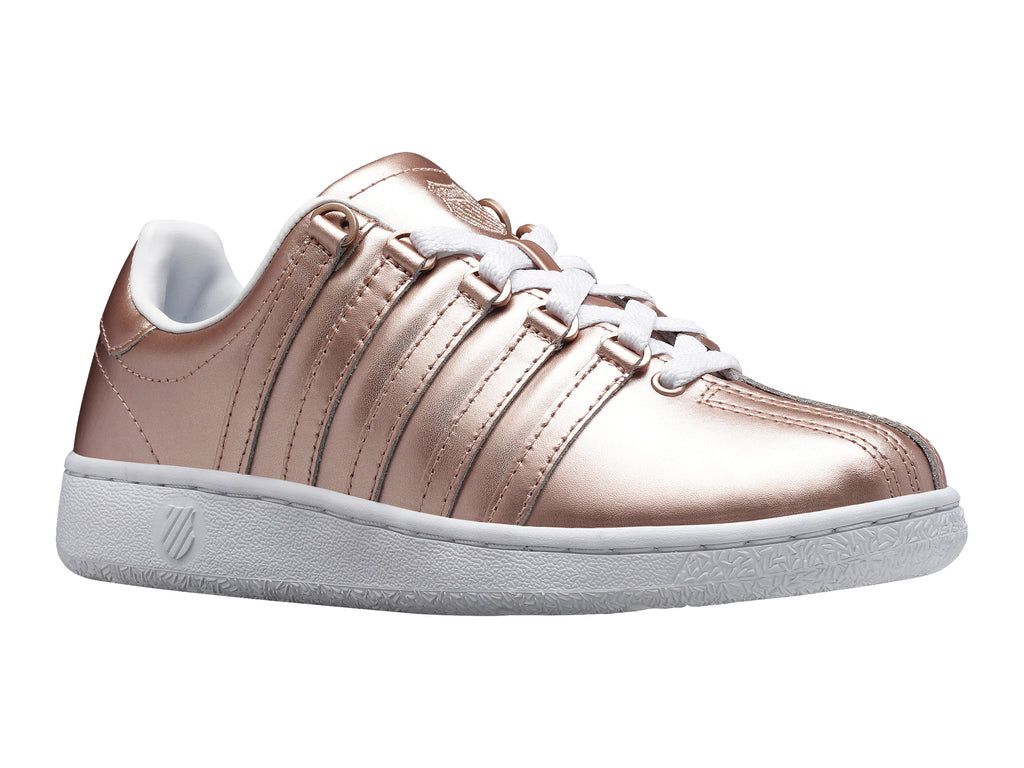 K-Swiss Klassiska Vn Lifestyle Skor Dam Rosa Guld Vita | 089-TLBJZP