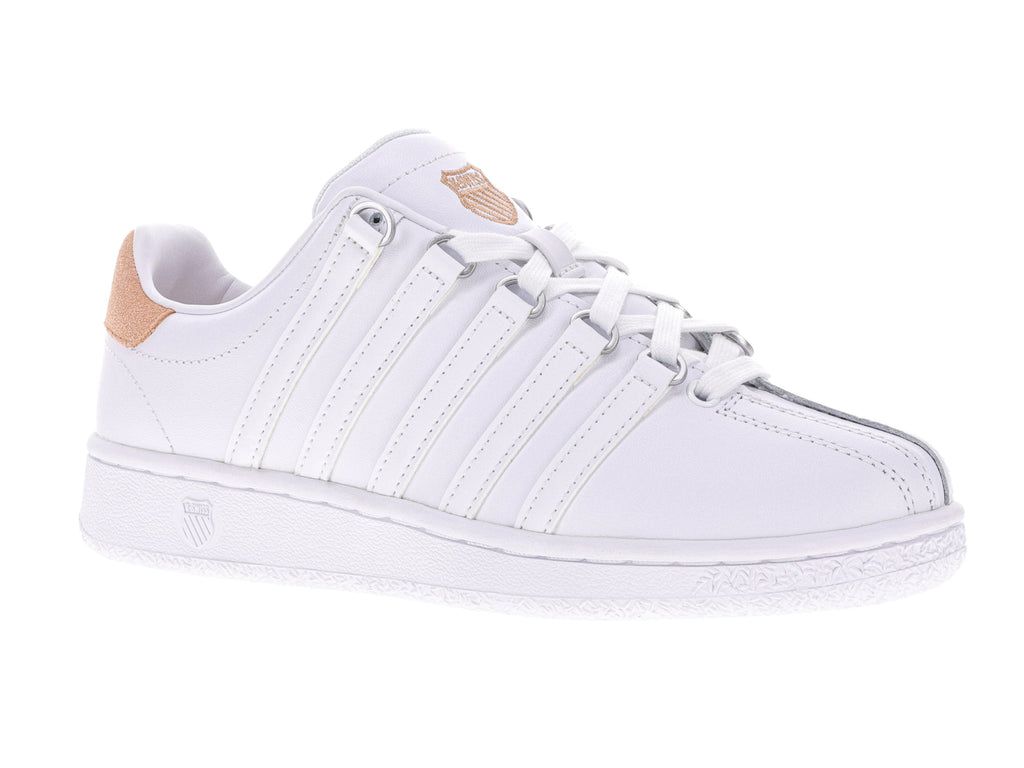 K-Swiss Klassiska Vn Lifestyle Skor Dam Vita Aprikos | 640-SPZWJM