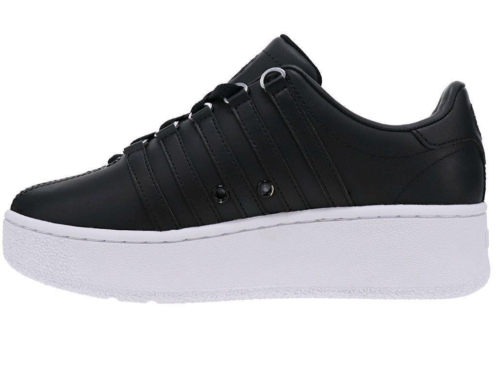 K-Swiss Klassiska Vn Platform Lifestyle Skor Dam Svarta Vita | 768-XUMORN