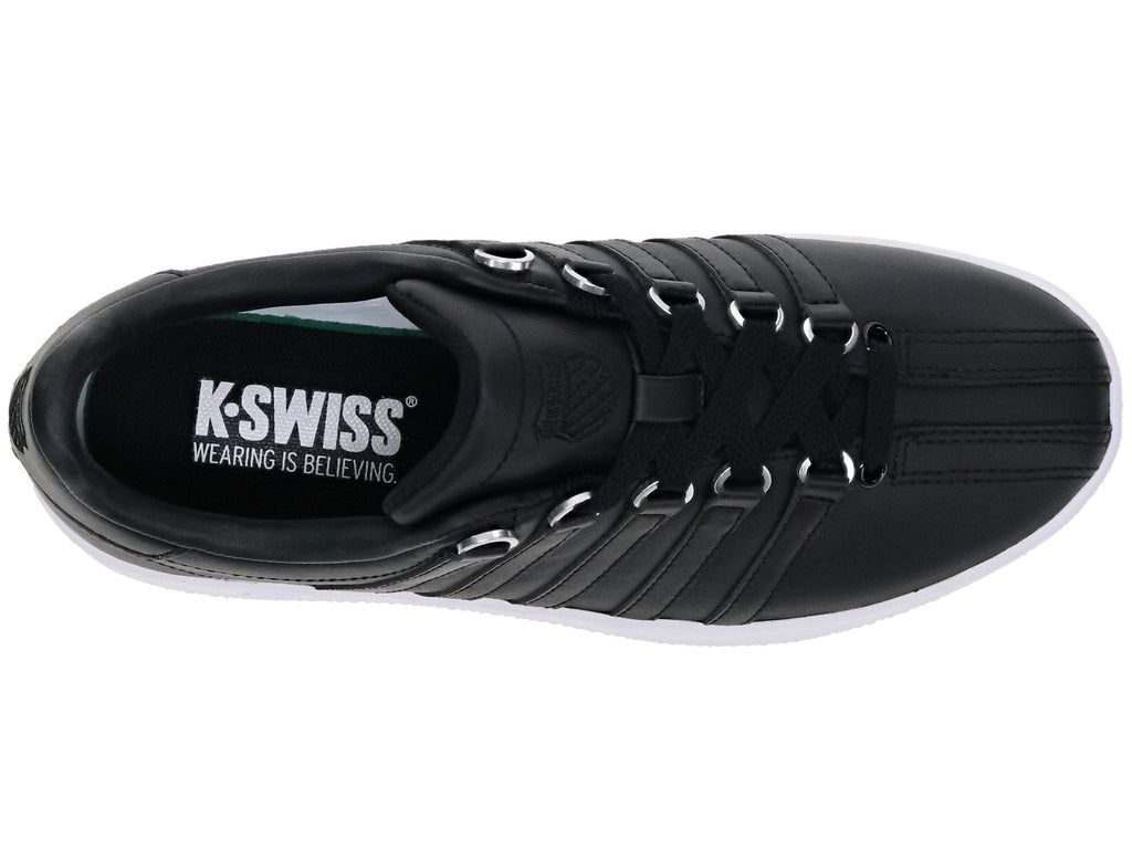 K-Swiss Klassiska Vn Platform Lifestyle Skor Dam Svarta Vita | 768-XUMORN