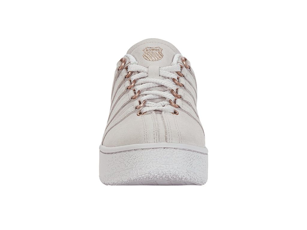 K-Swiss Klassiska Vn Platform Mocka Lifestyle Skor Dam Rosa Guld | 412-RZBEPI