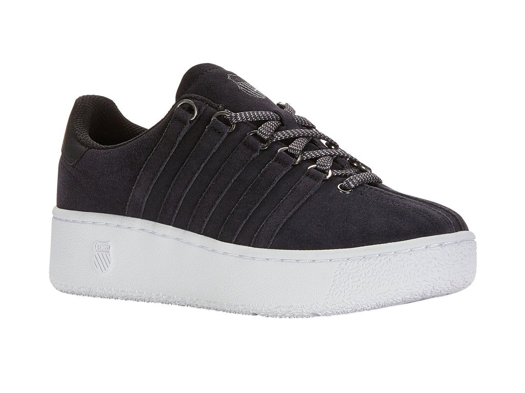 K-Swiss Klassiska Vn Platform Mocka Lifestyle Skor Dam Vita | 840-QDRSPY