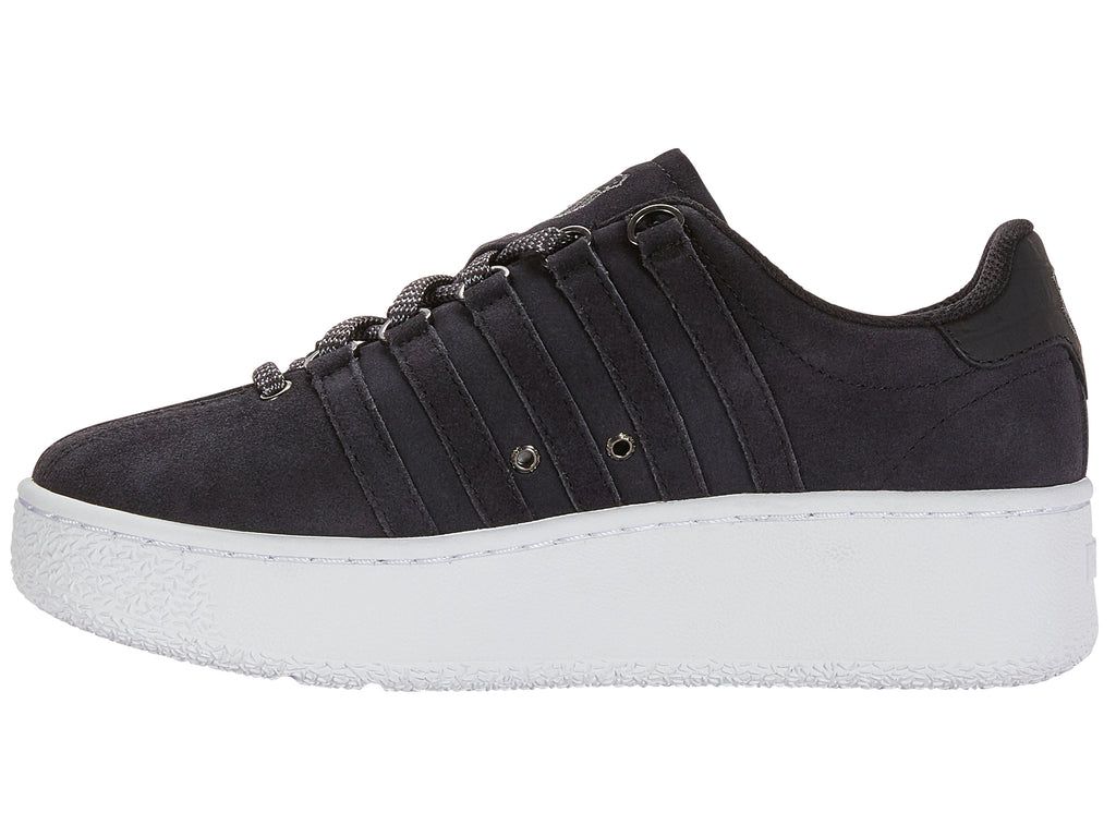 K-Swiss Klassiska Vn Platform Mocka Lifestyle Skor Dam Vita | 840-QDRSPY