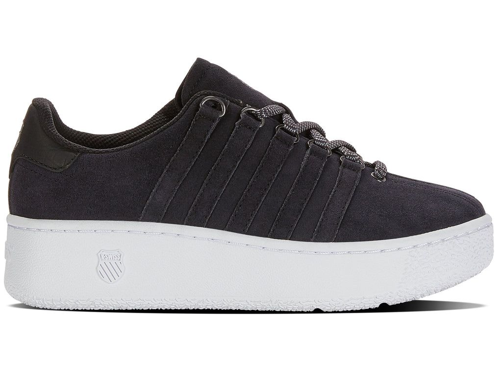 K-Swiss Klassiska Vn Platform Mocka Lifestyle Skor Dam Vita | 840-QDRSPY