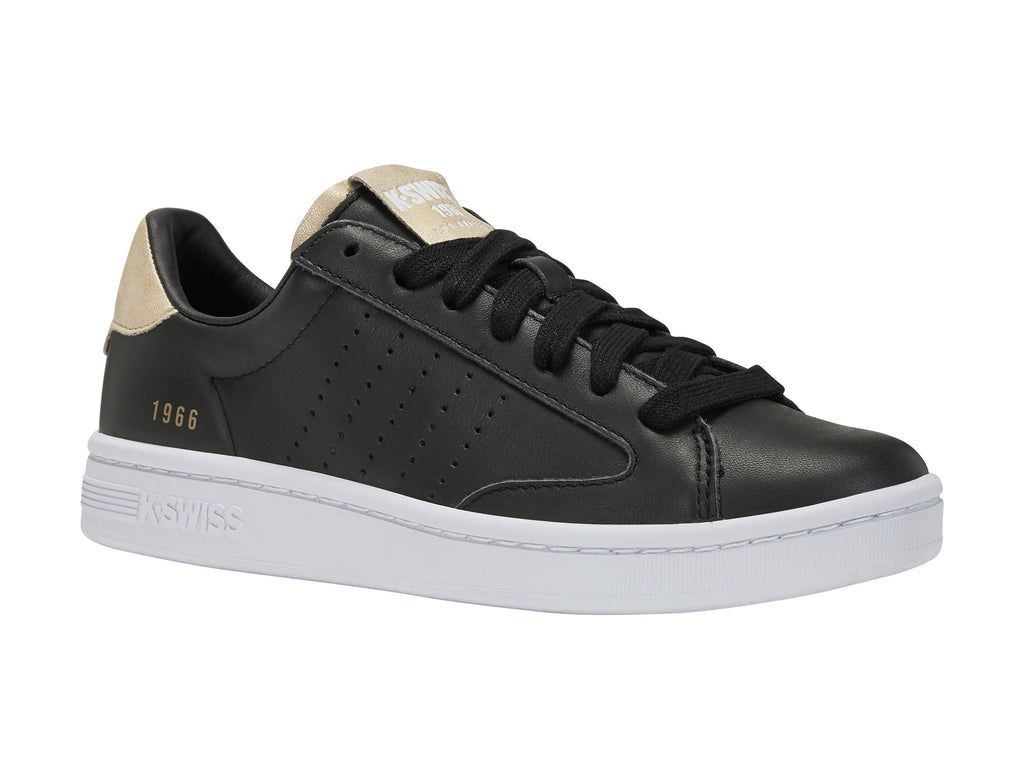 K-Swiss Lozan Klub Lth Lifestyle Skor Dam Svarta | 715-MJZYBX