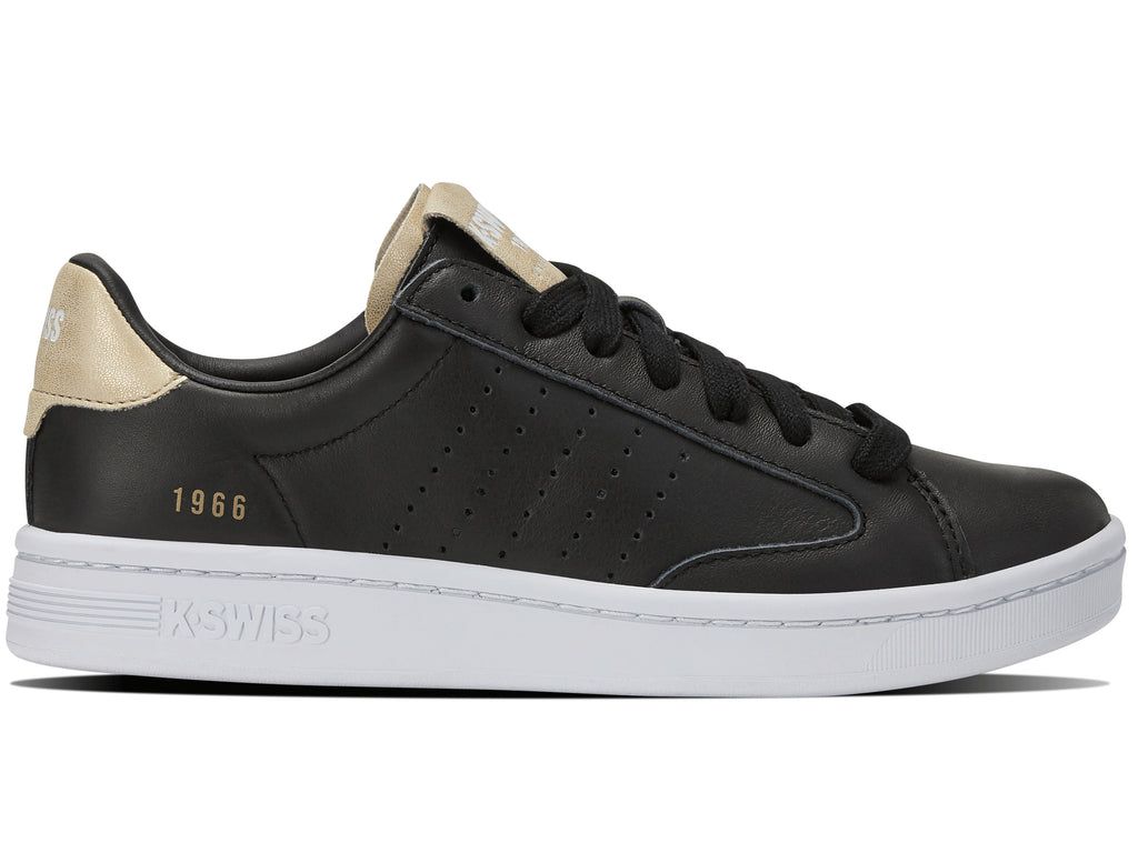 K-Swiss Lozan Klub Lth Lifestyle Skor Dam Svarta | 715-MJZYBX