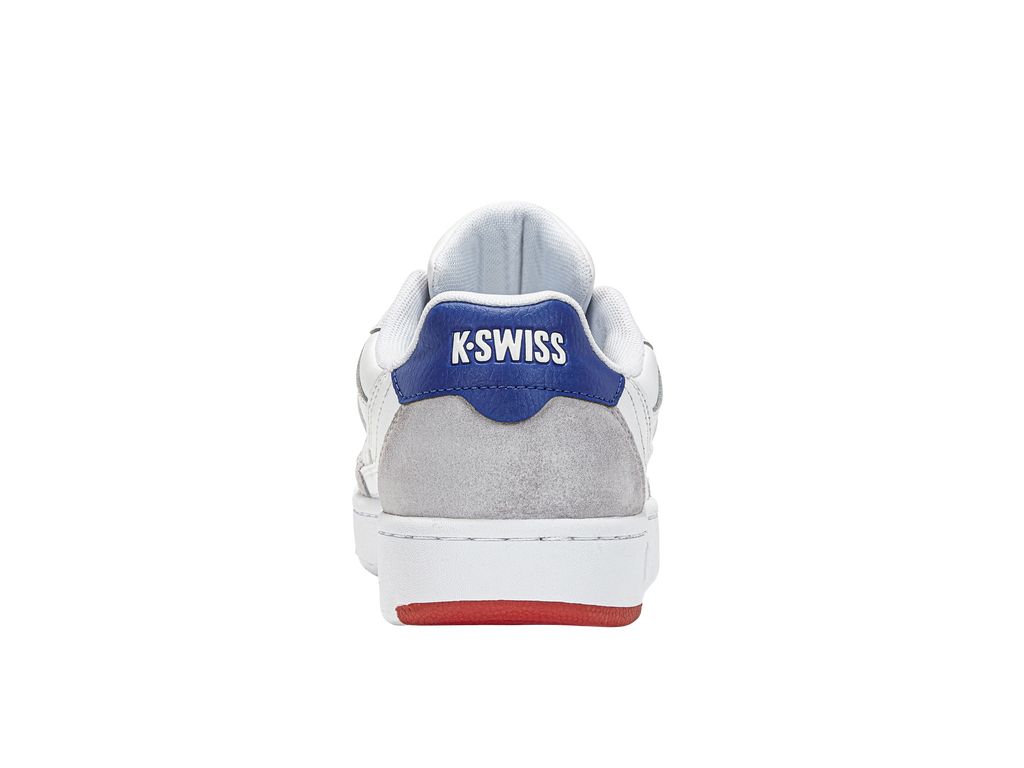 K-Swiss Set Pro Lifestyle Skor Herr Vita Röda Blå | 134-JBKWNX