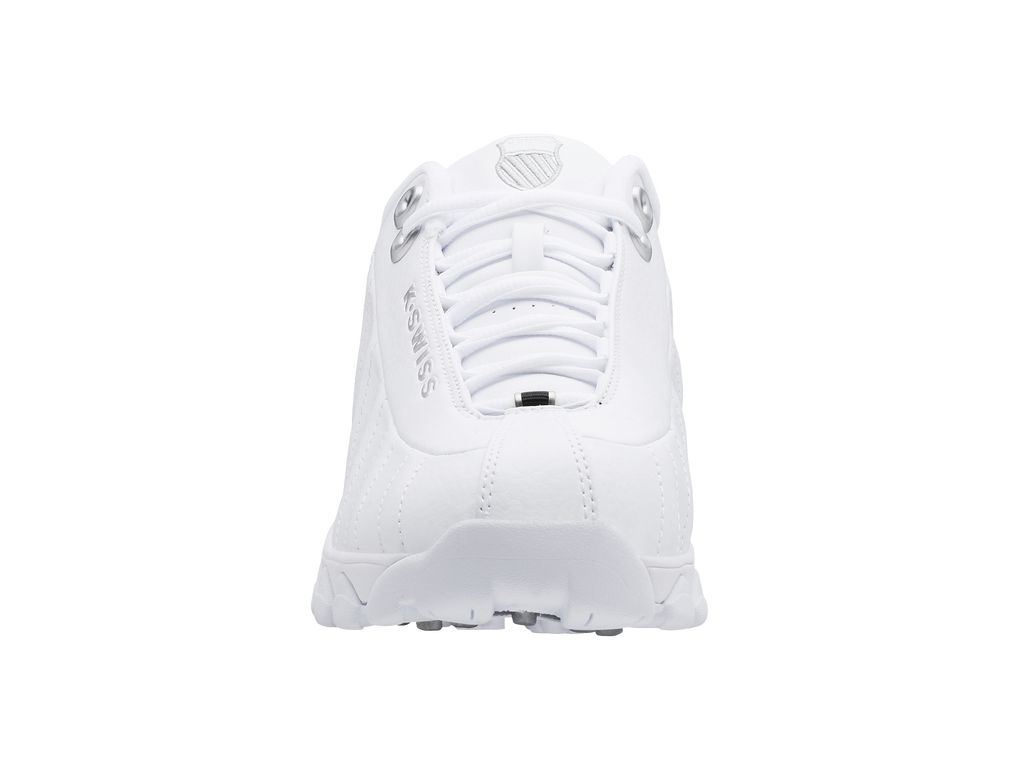 K-Swiss St329 Cmf Lifestyle Skor Herr Vita Svarta Silver | 753-OXUBZJ