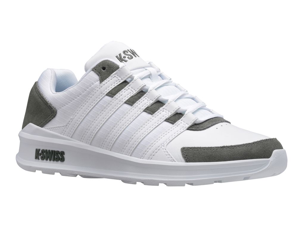 K-Swiss Vista Trainer T Lifestyle Skor Herr Vita Grå | 809-NLHMPW